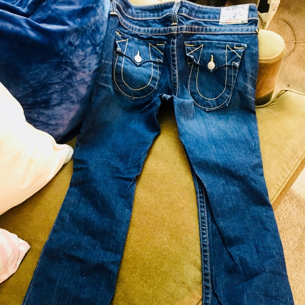 True Religion Wide Leg Jeans